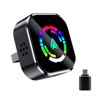 For Apple CarPlay Android Auto Wireless USB Adapter Dongle Bluetooth WiFi Unit