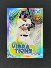 2022 SAL FRELICK TOPPS BOWMAN CHROME VIRTUOSIC VIBRATIONS #VV-14 MIL BREWERS