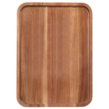 Large Serving Platters Wooden Charcuterie Boards for Party Food Dish Rectangl...