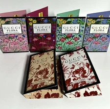 Gucci Flora & Bloom Collection Sample Spray Vial 6pc Set 1.5 ml/0.05 fl.oz each