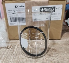 Kimble Chase 14000-600 Beaker, Glass, Low Form, 600 Ml  Case of 6