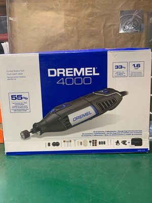 Dremel 4000 1.6A Corded Rotary Tool w/ 32 Acc., 2 Attach., & Case (E10049750)