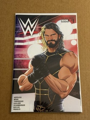 WWE Then, Now, Forever #1 Cover E Mora Rollins Boom! Studios Comic 2016 NM RARE
