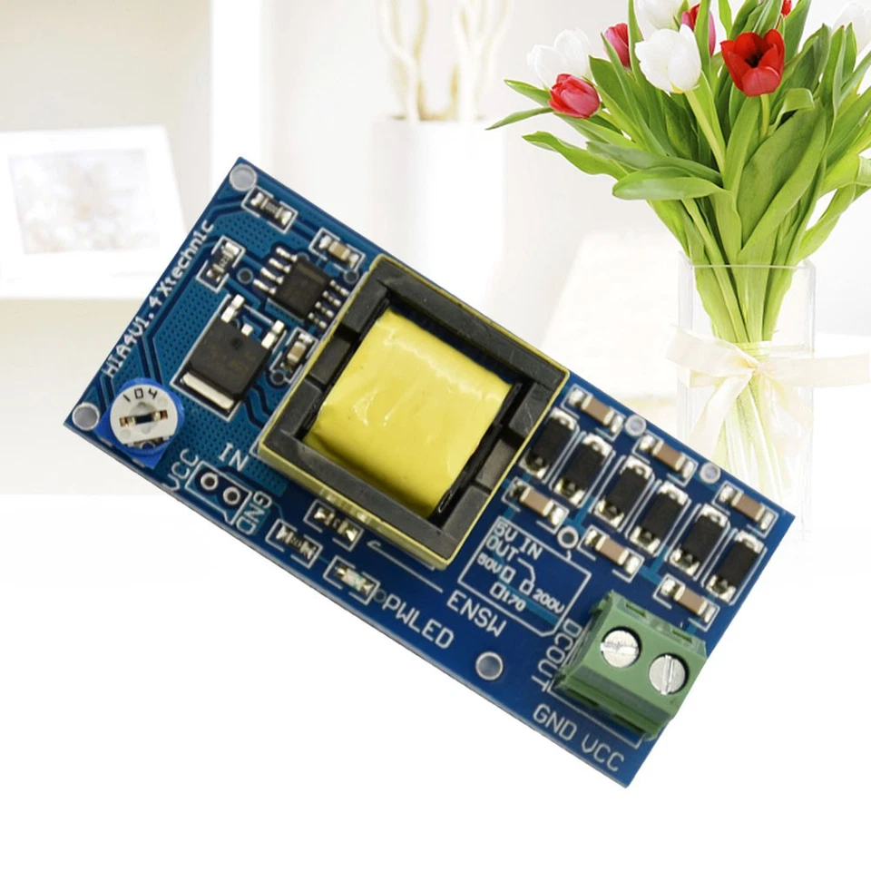 Convertidor Boost 5 V-12 V DC a regulador de voltaje DC-DC módulo de fuente de alimentación - Imagen 2 de 4