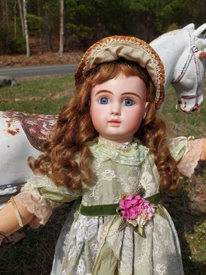 【vintage】キッズラビット　アンティーク　ドイツ　フランス RARE Beautiful Antique French J. Steiner 24” Doll A15 Paris