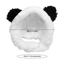 Bear Hat for Cat Adjustable Soft Small Pet Headwear Bear Hat Cat Headgear Dog He