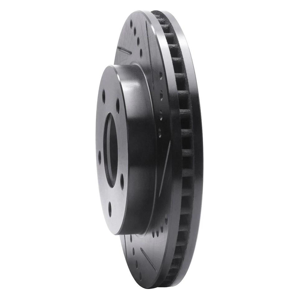 For Oldsmobile Cutlass Cruiser 87-94 Brake Rotor DFC Premium Drilled & Slotted Foto 2 de 4