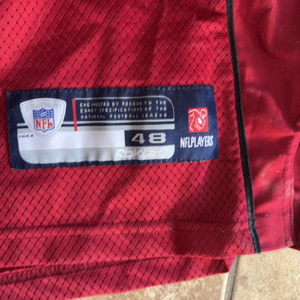 Camiseta roja para hombre Reebok NFL Equipment Larry Fitzgerald #11 Arizona Cardinals  Foto 3 de 3