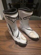 Alpinestars SMX Plus Motorcycle Boots EU44 White