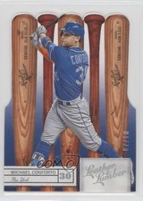 2019 Panini Leather & Lumber Bats Die-Cut Holo Silver 7/10 Michael Conforto 0ne3