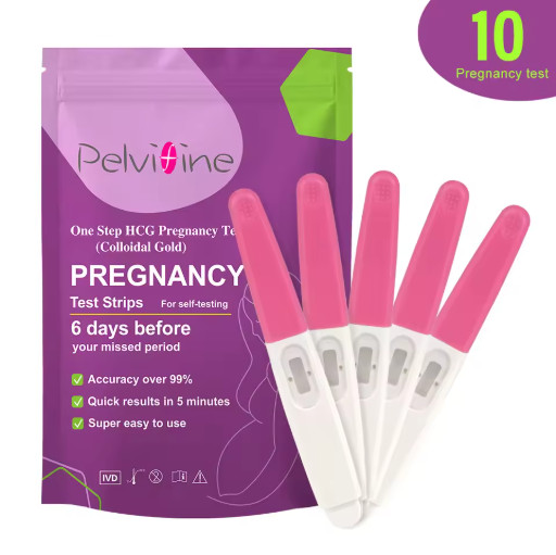 10 Pack Early Detection Pregnancy Test Strips HCG Hormone Home Testing Kit