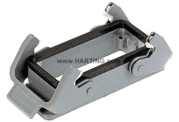 Embase Han B HARTING 09300240301 en aluminium injecté avec double levier acier