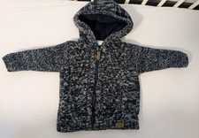 Topomini Fleece Strick Jacke Junge Baby 86 Übergangszeit