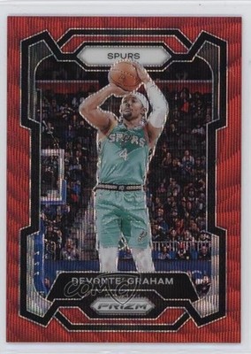 2023-24 Panini Prizm Ruby Wave Prizm Devonte' Graham #233 0y59
