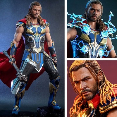 Thor Love and Thunder Thor 1:6 Figur Hot Toys MMS655 32 cm OVP Neu