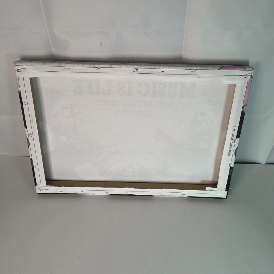 MONKEY DJ BANKSY MUSIC IS LIFE CANVAS STREET WALL ART PRINT ARTWORK GORILLA MM - Image 2 of 4