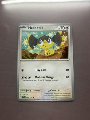 Helioptile Pokémon Card 