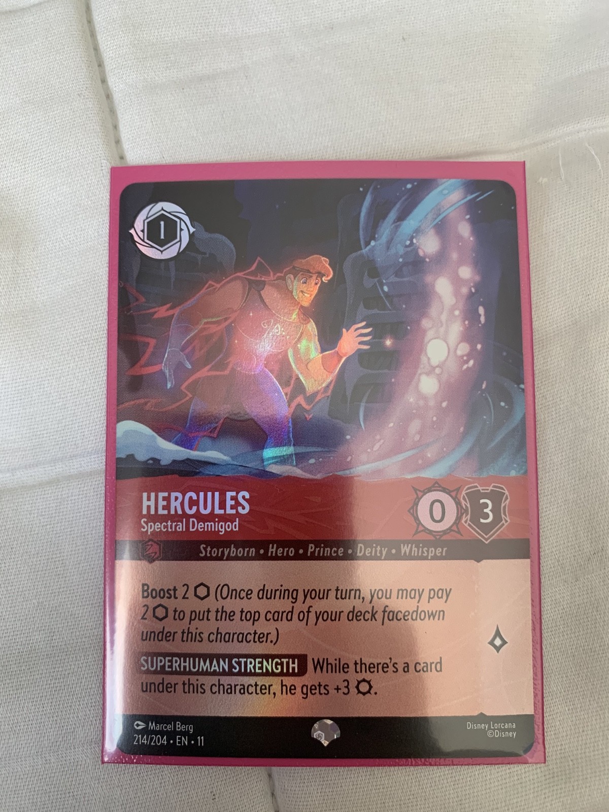 Hercules - Spectral Demigod (Epic) 214/204 Winterspell Holo