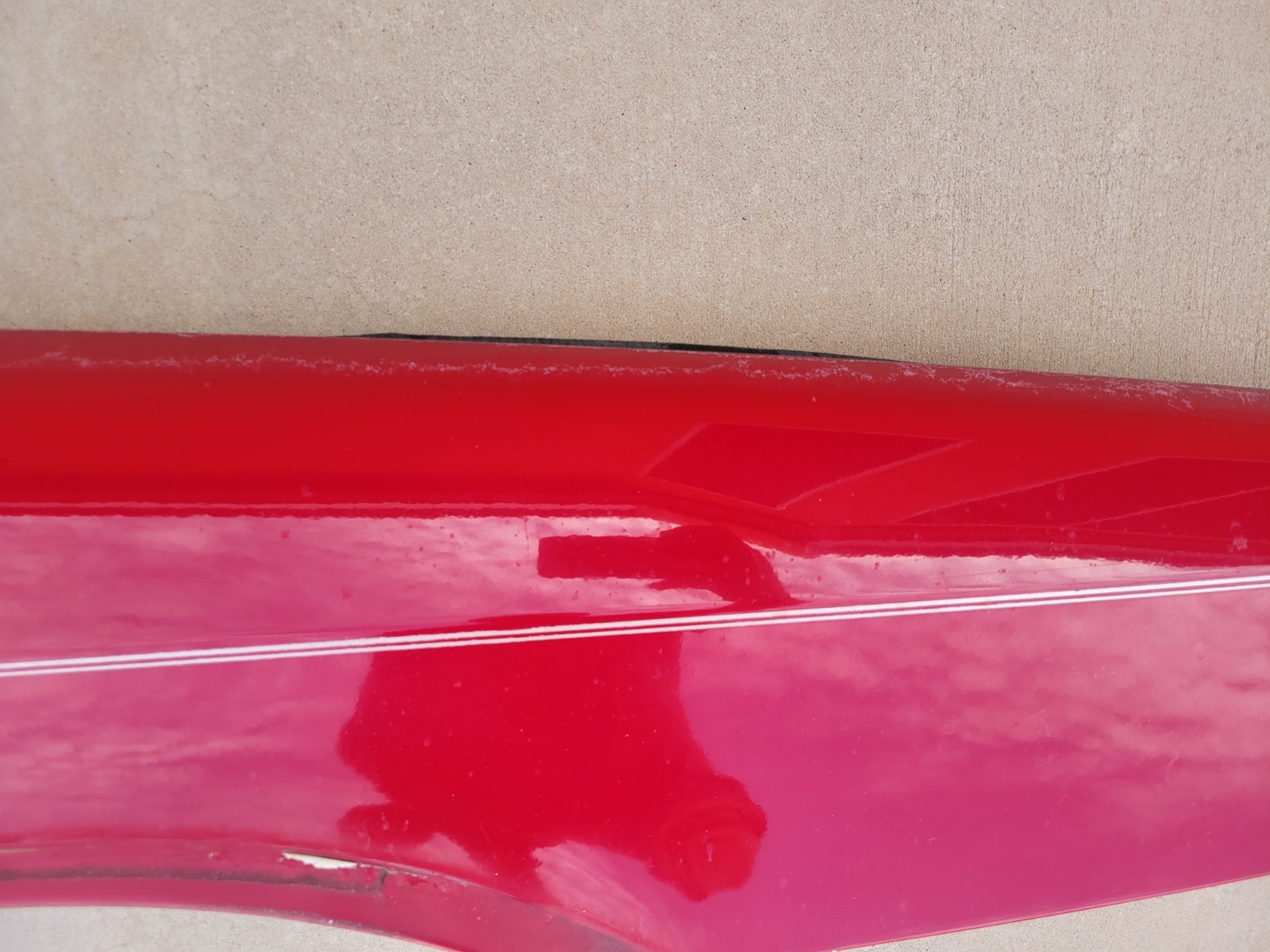 1989–1991 Chrysler TC By Maserati Front Passenger RH Fender Assembly OEM Red Use