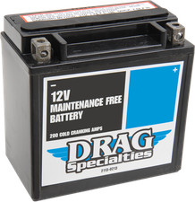 Drag Specialties AGM Maintenence-Free Battery YTX14L-BS