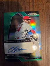 2025 Panini Prizm Prospect Signatures Cooper Hjerpe Auto #PS-CH Cardinals