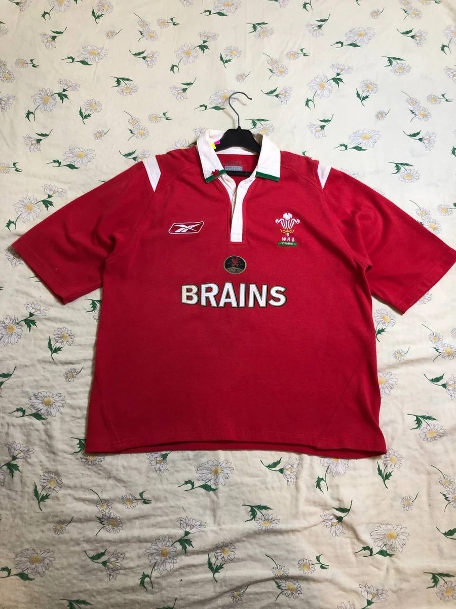 MAILLOT RUGBY PAYS de Galle CYMRU Manav Wales Jersey Vintage - M EUR 26,90 - FR