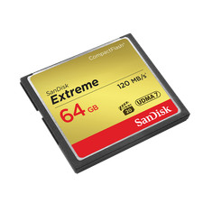 SanDisk Extreme 64GB CompactFlash Memory Card - SDCFXSB-064G-G46