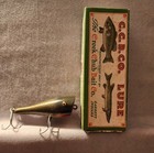 C. C.B. Co. Fishing Creek Chub Lure Plunker Pikie Finish Vintage W/Org. Box