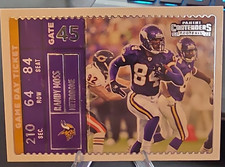 2022 Panini Contenders - Game Day Ticket Randy Moss #GDT-RMO
