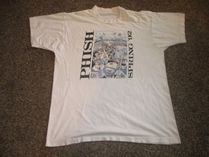 Phish Pollock Spring 1992 Tour T-shirt single owner clean