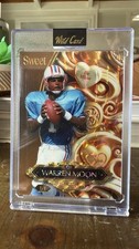 Wild Card Sweet Premium Offerings Warren Moon One of One 1/1 Football Card