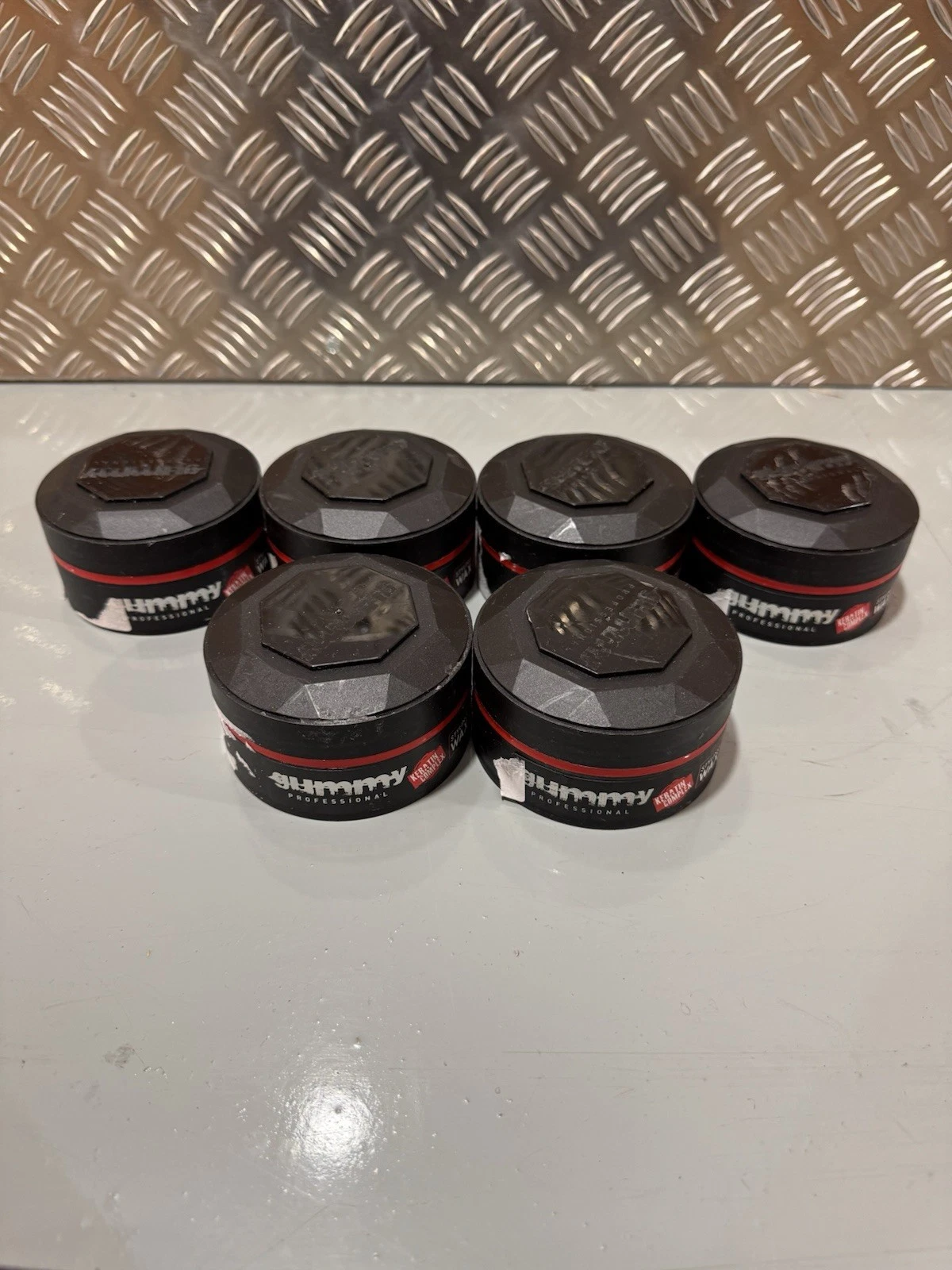 6x Gummy Ultra Hold Hair Styling Wax 150ml Gummy Red Brand New