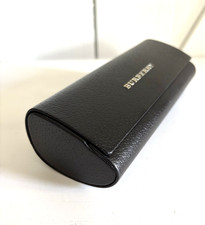 Burberry Black Hard Case 6.5"x2.5" Glasses Designer Magnetic Closure
