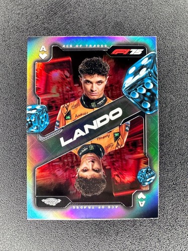 2025 Topps Chrome F1 - Lando Norris #SCA-4 Ace of Trades Refractor SILVER SP