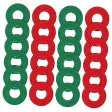 24 PCS Battery Terminal Anti-Corrosion Washers Red Green Fiber Felt Pads