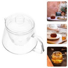 Transparent Tea Ware Handled Scented Tea Pot Tearoom Heat-Resistant Teapot
