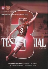 2026-27  ARBROATH v  HEARTS    ( Colin Hamilton Testimonial)