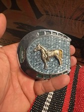 Horse Shoe Western Cowboy Belt Buckle