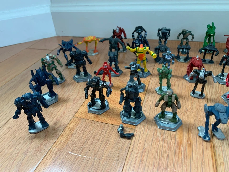 Vintage 80s 90s Ral Partha Battletech Miniatures Lot of 60+ Figures W/ Parts - Image 2 of 4