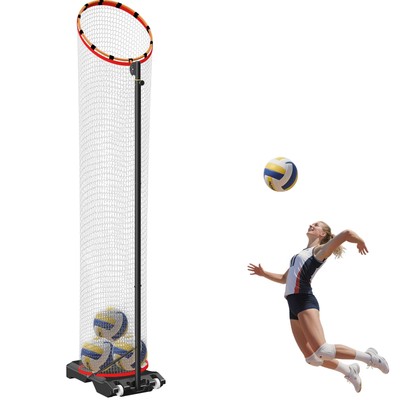Movable Volleyball Setter Trainer Net Setting Training Equipment Target Pract...