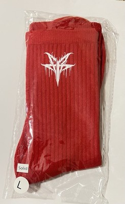 Falling In Reverse Red Socks Size L Ronnie Radke Tik Tok