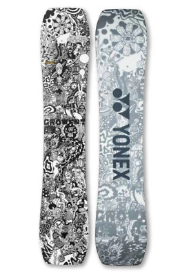 Yonex Snowboard GROWENT 24-25 Model 150cm BLACK/WHITE Yonex Snowboard GROWENT 24-25 Model 150cm BLACK/WHITE