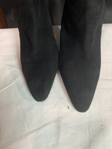 hermes Semelle Cuir Suede boots women Size 8 - Picture 7 of 7