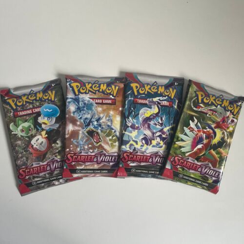 Packs de boosters scellés Pokemon TCG Scarlet & Violet Base 4 - Photo 1/1