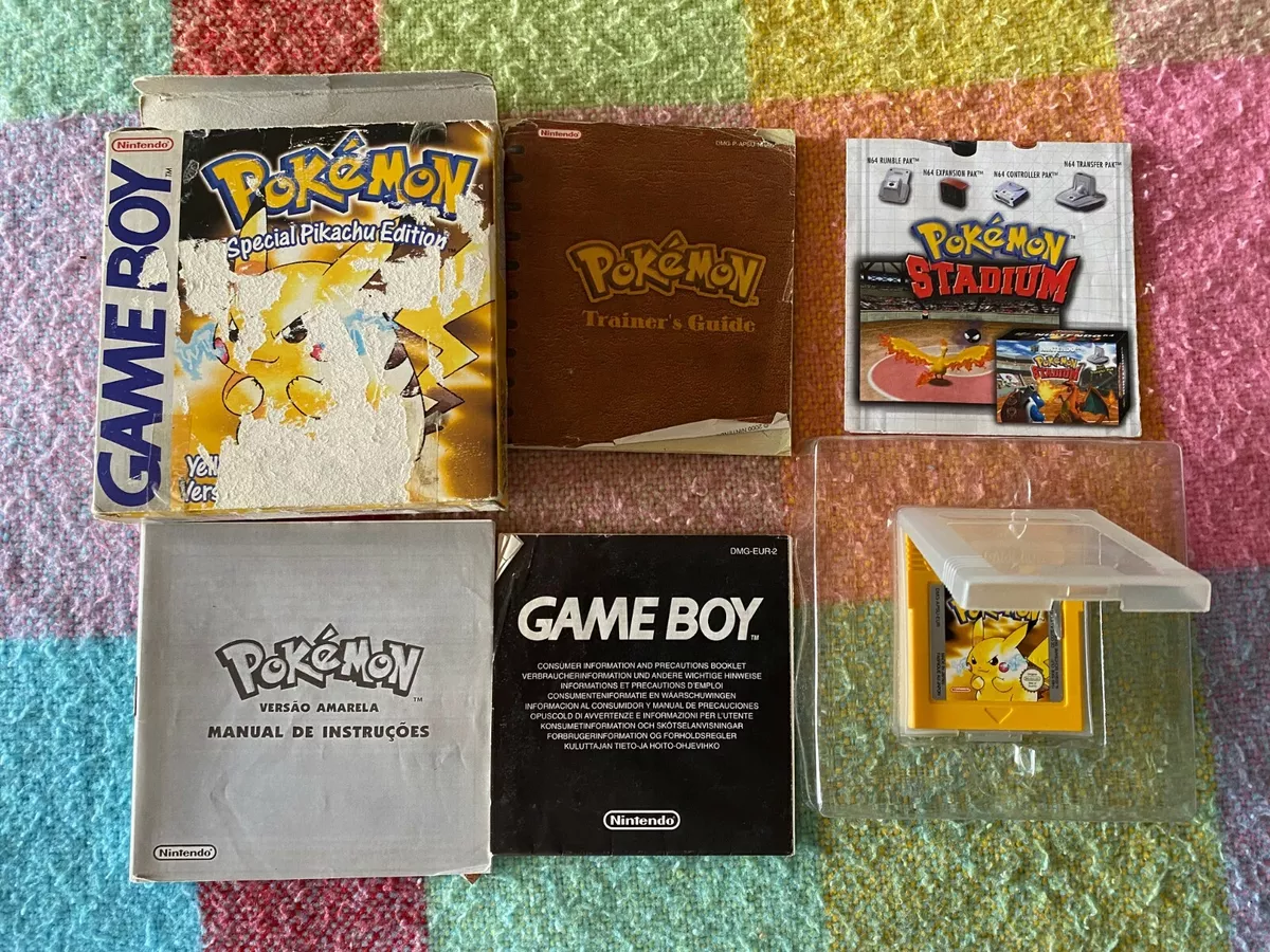 Pokémon Yellow Version: Special Pikachu Edition, Game Boy, Jogos