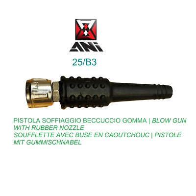 Pistola Di Soffiaggio Ad Aria Compressa Fiac 1150/1/U In Allumino Per Compressori - Foto 6