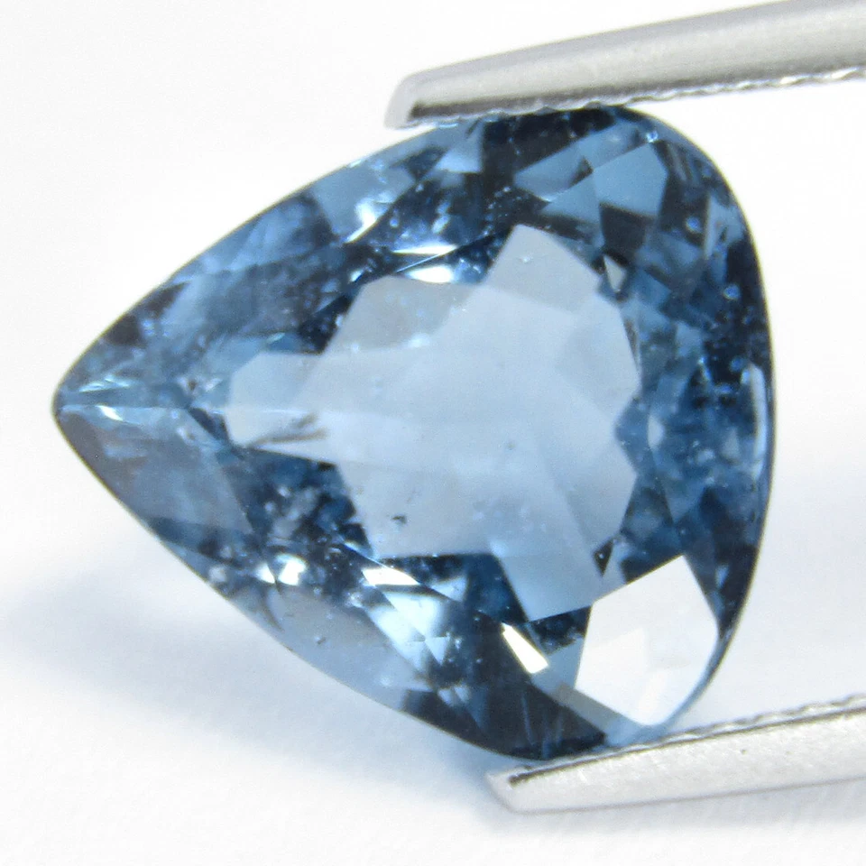 6.80cts Amazing Natural Blue Color Fluorite Pear Shape Collection Gem - Image 4 of 4