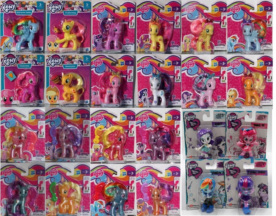 + MY LITTLE PONY -Cavallo-OVP-Hasbro Esplora Equestria Set/Amicizia - 4 Pezzi - Immagine 1 di 1