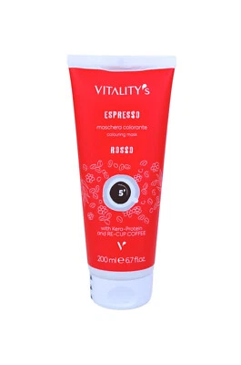 Vitality`s Espresso 200 ml Rot farbauffrischende Maske Rosso