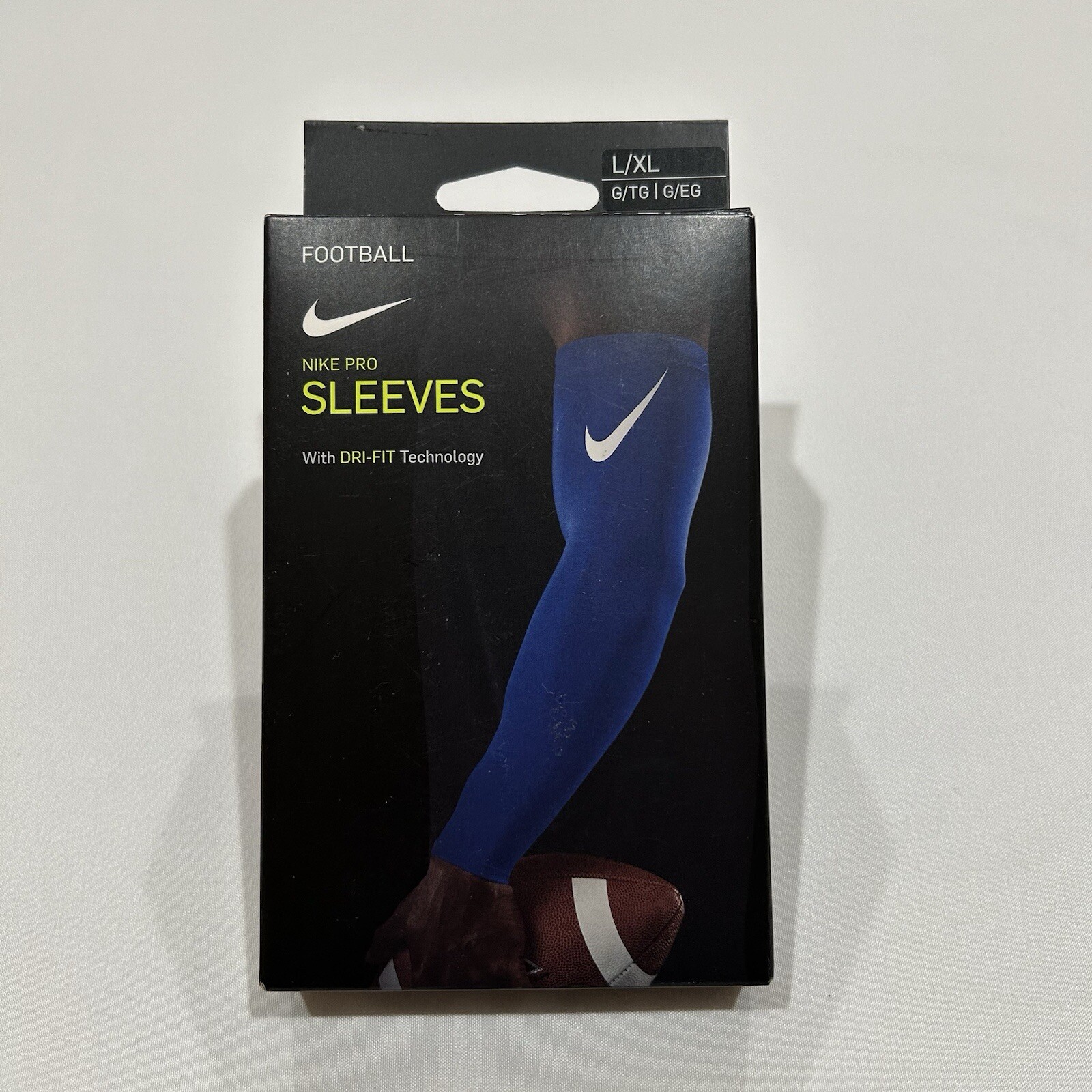 Nike Pro Adult Dri-FIT 3.0 Compression Arm Sleeves Blue Size L/XL New
